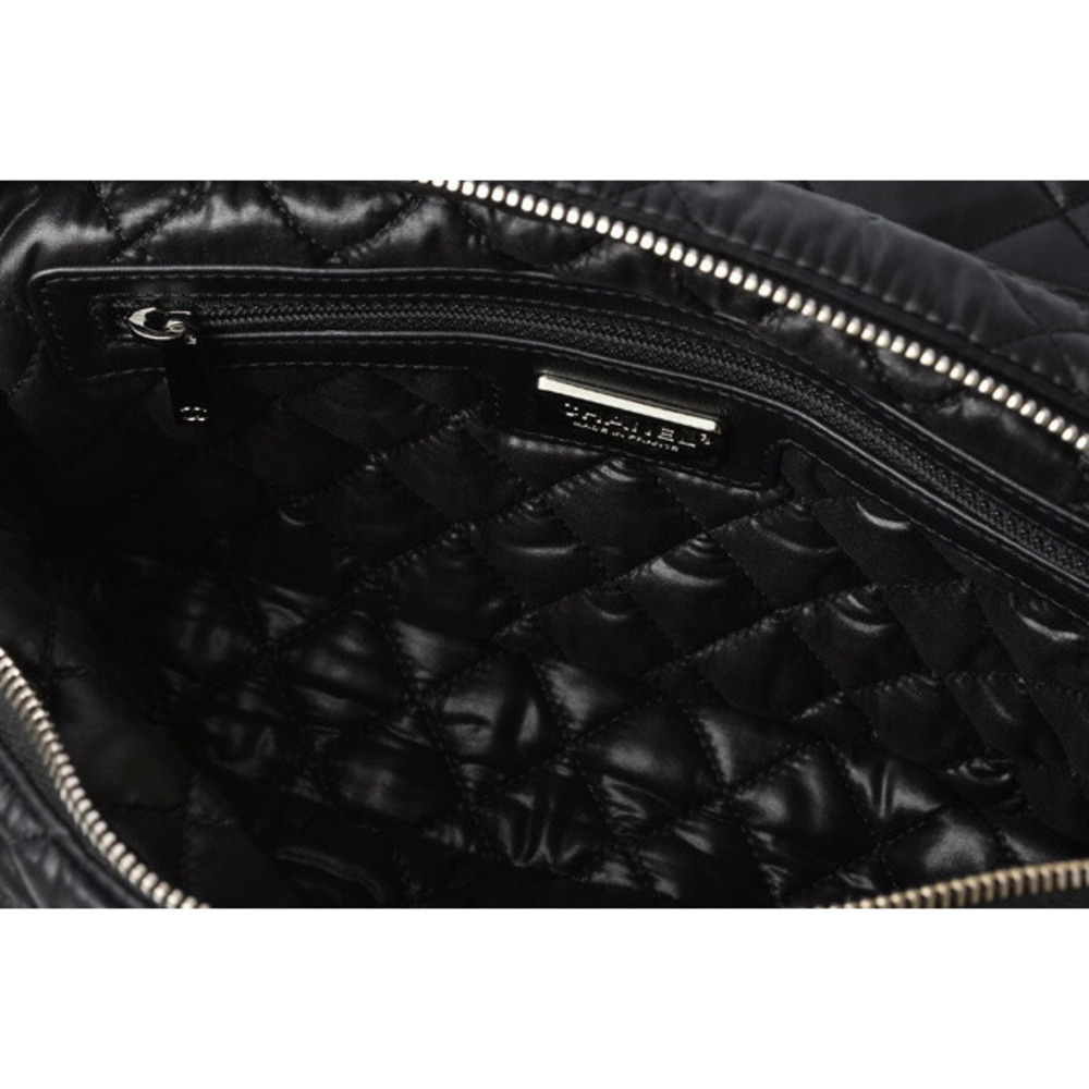 CHANEL Shoulder Bag Nylon Ribbon Black - Picture 14 of 14